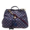 Marc Jacobs Blue/Metallic Quilted Leather Memphis Robert Jena Shoulder Bag For Women