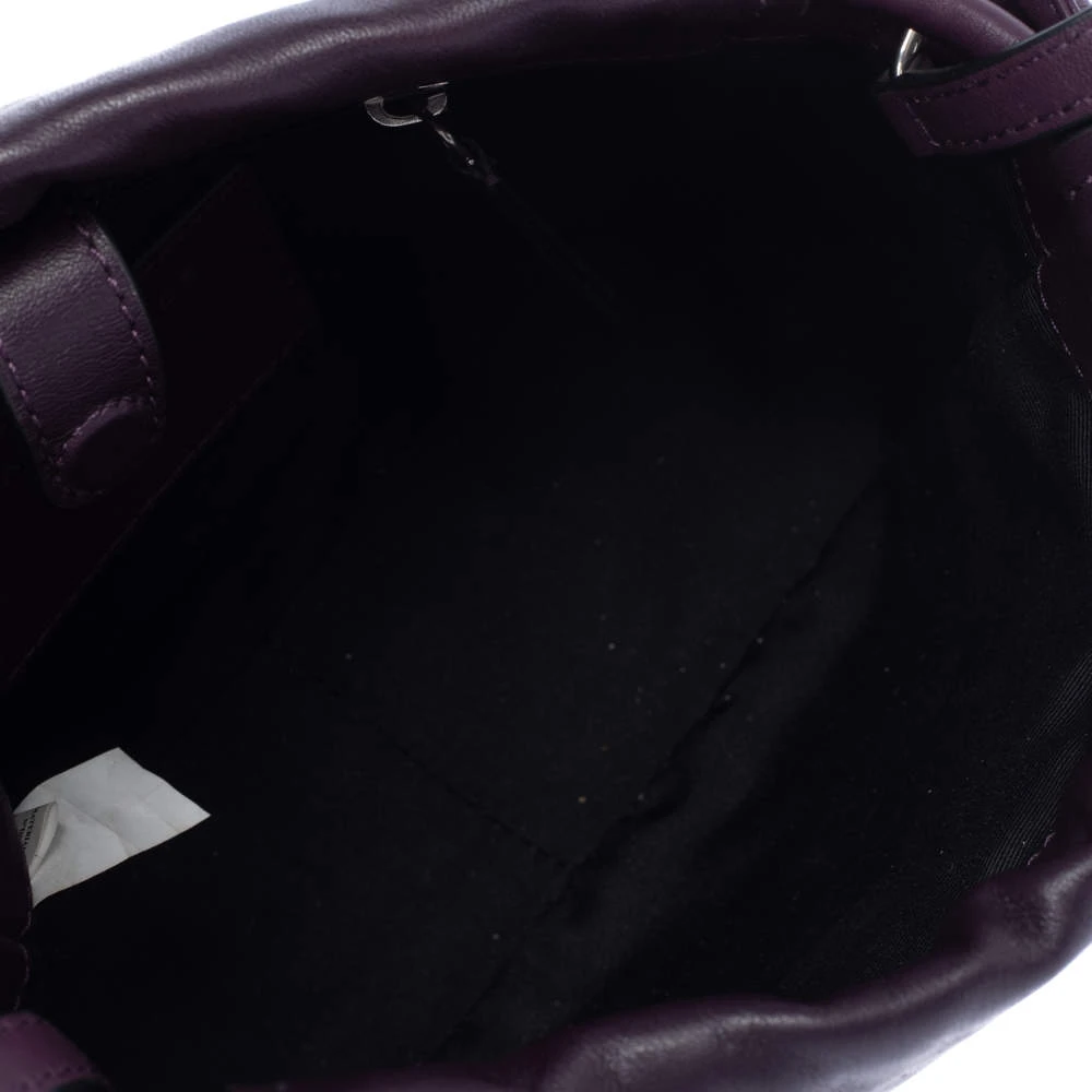 Marc Jacobs Purple Leather Drawstring Shoulder Bag For Women 7 Marc Jacobs Purple Leather Drawstring Shoulder Bag For Women - Image 7