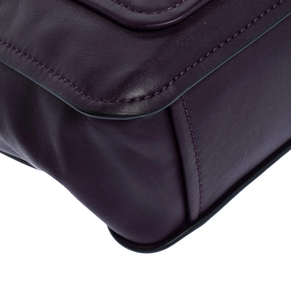 Marc Jacobs Purple Leather Drawstring Shoulder Bag For Women 11 Marc Jacobs Purple Leather Drawstring Shoulder Bag For Women - Image 11