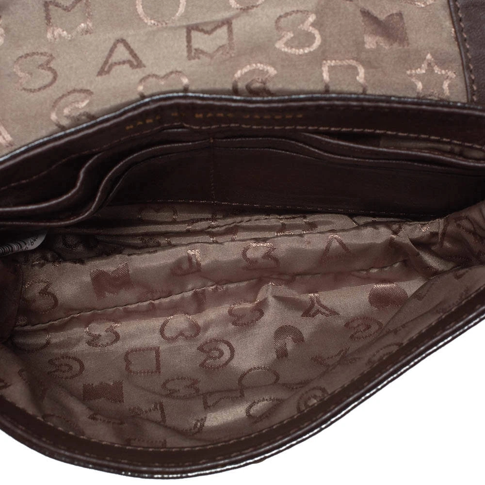 Marc Jacobs Dark Brown Patent Leather Shoulder Bag For Women 7 Marc Jacobs Dark Brown Patent Leather Shoulder Bag For Women - Image 7