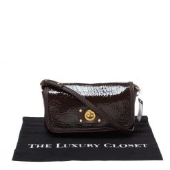 Marc Jacobs Dark Brown Patent Leather Shoulder Bag For Women 19 Marc Jacobs Dark Brown Patent Leather Shoulder Bag For Women -Cheap Marc Jacobs Store luxury women marc jacobs used handbags p326202 011