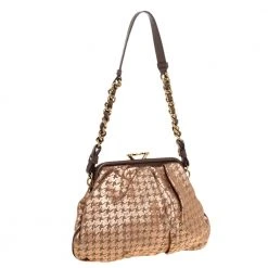 Marc Jacobs Taupe/Rose Gold Printed Leather Little Stam Crystal Embellished Shoulder Bag For Women 14 Marc Jacobs Taupe/Rose Gold Printed Leather Little Stam Crystal Embellished Shoulder Bag For Women -Cheap Marc Jacobs Store luxury women marc jacobs used handbags p326469 005