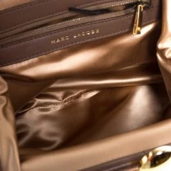 Marc Jacobs Taupe/Rose Gold Printed Leather Little Stam Crystal Embellished Shoulder Bag For Women 19 Marc Jacobs Taupe/Rose Gold Printed Leather Little Stam Crystal Embellished Shoulder Bag For Women -Cheap Marc Jacobs Store luxury women marc jacobs used handbags p326469 011