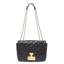 Marc Jacobs Quilted Leather Baroque Shoulder Bag For Women