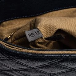 Marc Jacobs Navy Blue Quilted Leather Pushlock Flap Shoulder Bag For Women -Cheap Marc Jacobs Store luxury women marc jacobs used handbags p330036 008