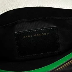 Marc Jacobs Black/Pink Vinyl Little Big Shot Satchel For Women -Cheap Marc Jacobs Store luxury women marc jacobs used handbags p340132 012