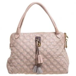 Marc Jacobs Pink Quilted Leather Memphis Robert Jena Satchel For Women
