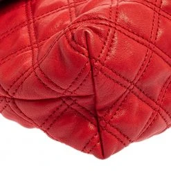 Marc Jacobs Red Quilted Leather Flap Shoulder Bag For Women -Cheap Marc Jacobs Store luxury women marc jacobs used handbags p350453 008