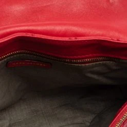 Marc Jacobs Red Quilted Leather Flap Shoulder Bag For Women -Cheap Marc Jacobs Store luxury women marc jacobs used handbags p350453 011
