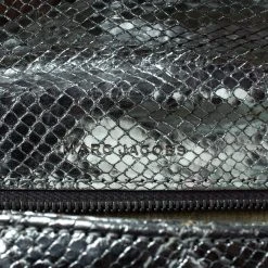 Marc Jacobs Silver Snake Effec Leather Foldover Clutch For Women -Cheap Marc Jacobs Store luxury women marc jacobs used handbags p354571 001