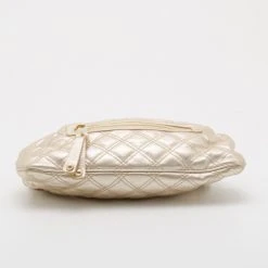 Marc Jacobs Metallic Pale Gold Little Stam For Women -Cheap Marc Jacobs Store luxury women marc jacobs used handbags p35524 005