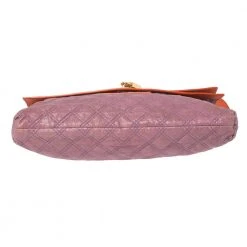 Marc Jacobs Purple/Orange Quilted Leather Oversized Clutch For Women -Cheap Marc Jacobs Store luxury women marc jacobs used handbags p362107 009