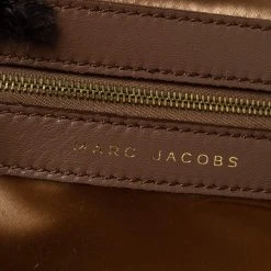 Marc Jacobs Light Pink/Brown Leather And Calf Hair Rockstar Jennifer Shoulder Bag For Women -Cheap Marc Jacobs Store luxury women marc jacobs used handbags p370935 002