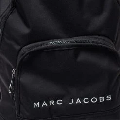 Marc Jacobs Black Nylon Classic Logo Backpack For Women -Cheap Marc Jacobs Store luxury women marc jacobs used handbags p372946 006