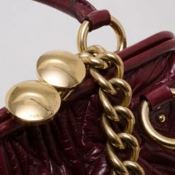 Marc Jacobs Burgundy Patchwork Stam Satchel For Women -Cheap Marc Jacobs Store luxury women marc jacobs used handbags p37573 007