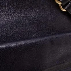 Marc Jacobs Black And Navy Leather Chain Handle Tote For Women -Cheap Marc Jacobs Store luxury women marc jacobs used handbags p37575 009