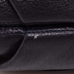 Marc Jacobs Black And Navy Leather Chain Handle Tote For Women -Cheap Marc Jacobs Store luxury women marc jacobs used handbags p37575 011