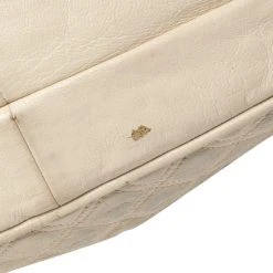 Marc Jacobs Cream Quilted Leather Cecilia Satchel For Women -Cheap Marc Jacobs Store luxury women marc jacobs used handbags p378089 003