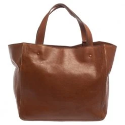Marc Jacobs Brown Leather Front Pocket Tote For Women -Cheap Marc Jacobs Store luxury women marc jacobs used handbags p380848 006