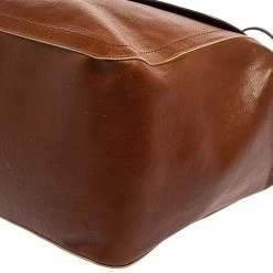 Marc Jacobs Brown Leather Front Pocket Tote For Women -Cheap Marc Jacobs Store luxury women marc jacobs used handbags p380848 009