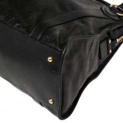 Marc Jacobs Black Leather Wellington Fulton Satchel For Women -Cheap Marc Jacobs Store luxury women marc jacobs used handbags p387715 012