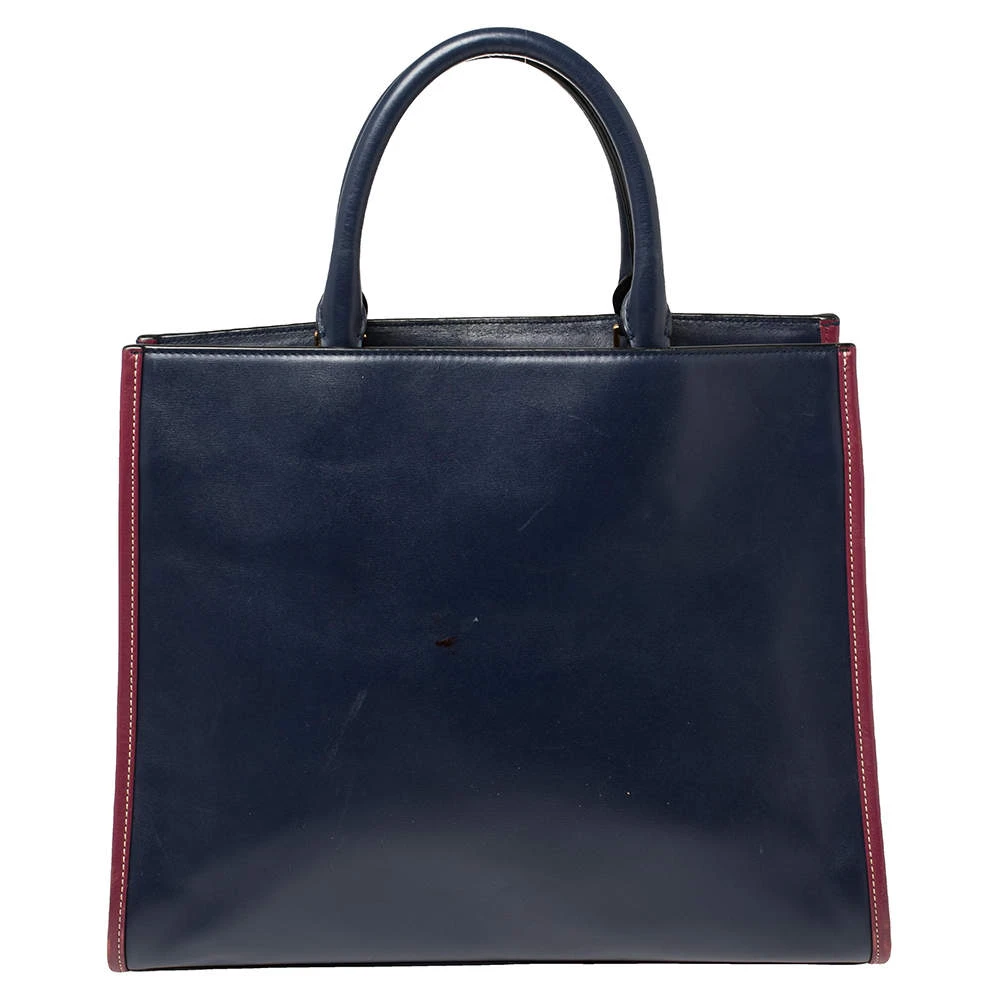 Marc Jacobs Blue Leather Madison Tote For Women 4 Marc Jacobs Blue Leather Madison Tote For Women - Image 4