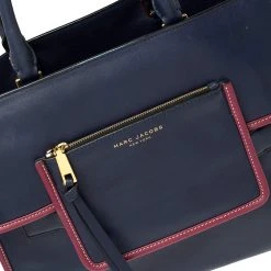 Marc Jacobs Blue Leather Madison Tote For Women 16 Marc Jacobs Blue Leather Madison Tote For Women -Cheap Marc Jacobs Store luxury women marc jacobs used handbags p388373 004