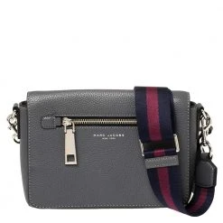 Marc Jacobs Grey Leather Small Gotham Crossbody Bag For Women