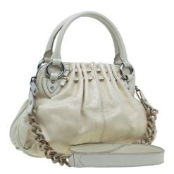 Marc Jacobs White Leather Snake Embossed Cecilia Shoulder Bag For Women -Cheap Marc Jacobs Store luxury women marc jacobs used handbags p38927 003