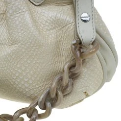 Marc Jacobs White Leather Snake Embossed Cecilia Shoulder Bag For Women -Cheap Marc Jacobs Store luxury women marc jacobs used handbags p38927 009