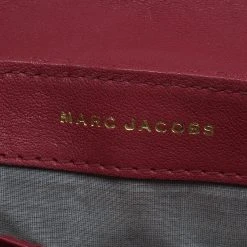 Marc Jacobs Red Quilted Leather Crossbody Bag For Women -Cheap Marc Jacobs Store luxury women marc jacobs used handbags p38939 0014
