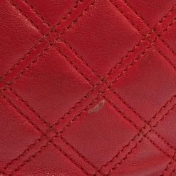Marc Jacobs Red Quilted Leather Flap Crossbody Bag For Women -Cheap Marc Jacobs Store luxury women marc jacobs used handbags p390853 005