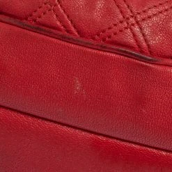 Marc Jacobs Red Quilted Leather Flap Crossbody Bag For Women -Cheap Marc Jacobs Store luxury women marc jacobs used handbags p390853 014