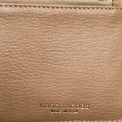 Marc Jacobs Beige Leather Passport Wallet For Women -Cheap Marc Jacobs Store luxury women marc jacobs used handbags p392072 001