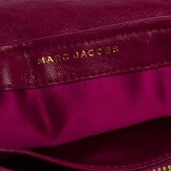 Marc Jacobs Fuchsia Straw And Leather Shoulder Bag For Women -Cheap Marc Jacobs Store luxury women marc jacobs used handbags p392135 006