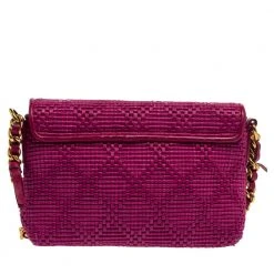 Marc Jacobs Fuchsia Straw And Leather Shoulder Bag For Women -Cheap Marc Jacobs Store luxury women marc jacobs used handbags p392135 010