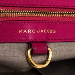 Marc Jacobs Pink Quilted Leather Bruna Bow Satchel For Women -Cheap Marc Jacobs Store luxury women marc jacobs used handbags p392542 001
