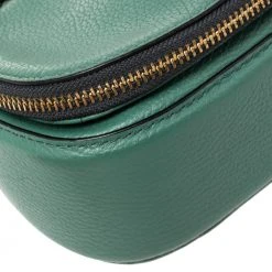 Marc Jacobs Green Leather Recruit Nomad Saddle Bag For Women -Cheap Marc Jacobs Store luxury women marc jacobs used handbags p392556 004