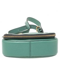 Marc Jacobs Green Leather Recruit Nomad Saddle Bag For Women -Cheap Marc Jacobs Store luxury women marc jacobs used handbags p392556 007