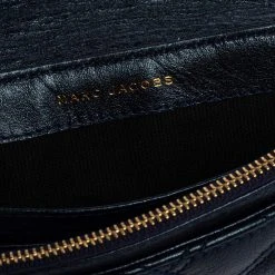 Marc Jacobs Metallic Blue Quilted Leather Flap Shoulder Bag For Women -Cheap Marc Jacobs Store luxury women marc jacobs used handbags p392673 010