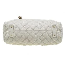 Marc Jacobs Beige Quilted Leather Stam Shoulder Bag For Women -Cheap Marc Jacobs Store luxury women marc jacobs used handbags p39715 0005