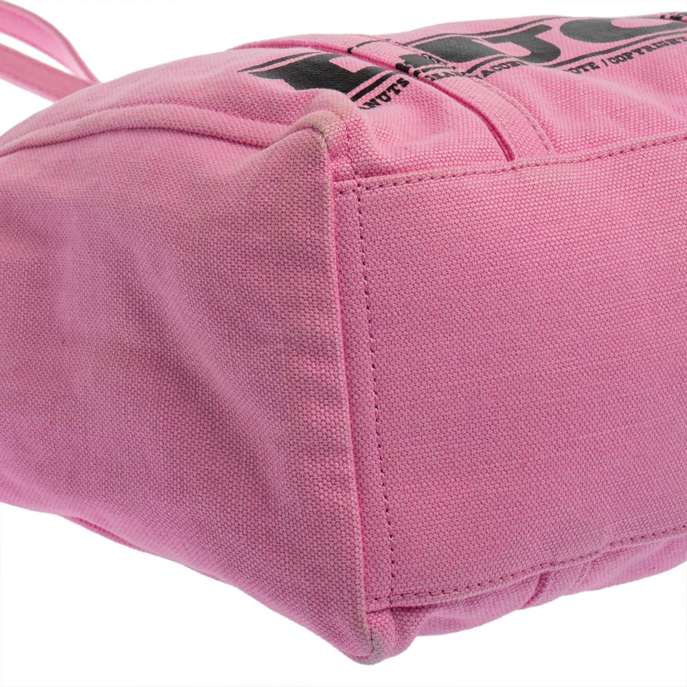 Peanuts X Marc Jacobs Pink Canvas The Tag Tote For Women 11 Peanuts X Marc Jacobs Pink Canvas The Tag Tote For Women - Image 11