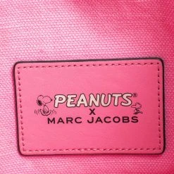 Peanuts X Marc Jacobs Pink Canvas The Tag Tote For Women 19 Peanuts X Marc Jacobs Pink Canvas The Tag Tote For Women -Cheap Marc Jacobs Store luxury women marc jacobs used handbags p401509 012