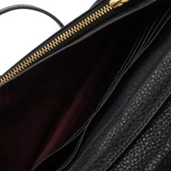 Marc Jacobs Black Leather Recruit Wallet On Strap For Women -Cheap Marc Jacobs Store luxury women marc jacobs used handbags p402330 004