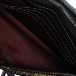 Marc Jacobs Black Leather Recruit Wallet On Strap For Women -Cheap Marc Jacobs Store luxury women marc jacobs used handbags p402330 006