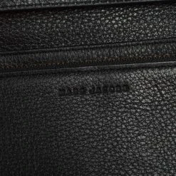Marc Jacobs Black Leather Recruit Wallet On Strap For Women -Cheap Marc Jacobs Store luxury women marc jacobs used handbags p402330 008