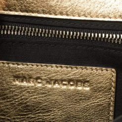 Marc Jacobs Gold Leather Charms And Trinket Crossbody Bag For Women -Cheap Marc Jacobs Store luxury women marc jacobs used handbags p402989 006