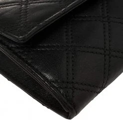 Marc Jacobs Black Quilted Leather Ginger Crossbody Bag For Women -Cheap Marc Jacobs Store luxury women marc jacobs used handbags p408977 008