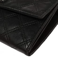 Marc Jacobs Black Quilted Leather Ginger Crossbody Bag For Women -Cheap Marc Jacobs Store luxury women marc jacobs used handbags p408977 009