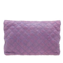 Marc Jacobs Purple/Orange Quilted Leather Oversized Pochette For Women -Cheap Marc Jacobs Store luxury women marc jacobs used handbags p41156 0004